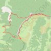 Pierre Chauve, les Roches de Treillaras depuis les Condamines GPS track, route, trail