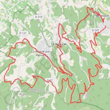 Rando Venasque GPS track, route, trail