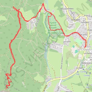 Parcours du 09/07/2023 16h34 GPS track, route, trail