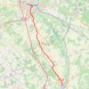 Chemin de Tours (de Saintes à Sainte Pons) GPS track, route, trail