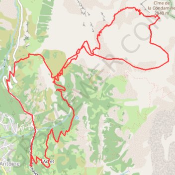 Queyras - condamine GPS track, route, trail