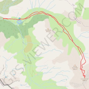 Cima Roudel GPS track, route, trail