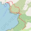 Le sentier du facteur de Girolata GPS track, route, trail