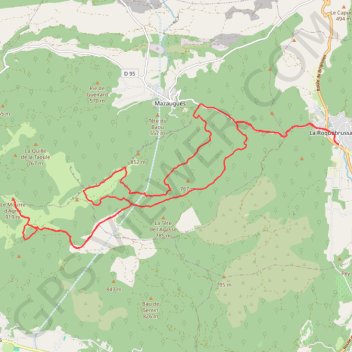 La Roquebrussanne/Mazaugues 16 juin 2021 14:00:14 GPS track, route, trail