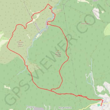 Signes le haut Latay GPS track, route, trail