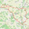 Rouillac Marsac 45 kms GPS track, route, trail