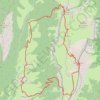 Traversée du Mont Trelod GPS track, route, trail