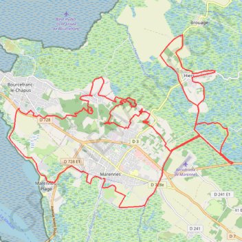 La Marennaise - Marennes GPS track, route, trail