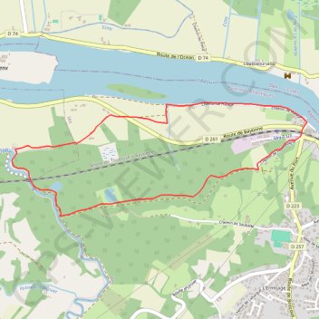 Les Barthes d'Etchepette GPS track, route, trail