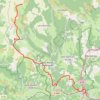 Banassac - Gite de Plagnes GPS track, route, trail