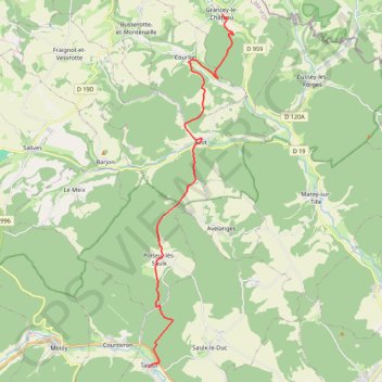 Grancey-le-Château - Tarsul GPS track, route, trail