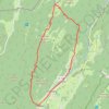 Crêt de Chalam GPS track, route, trail