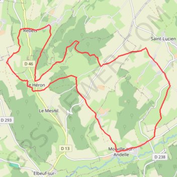 Autour de Morville-sur-Andelle GPS track, route, trail
