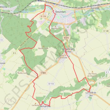 De Dourdan à La Forêt-le-Roi GPS track, route, trail