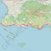 Calanques trace idéale Marseille Cassis GPS track, route, trail