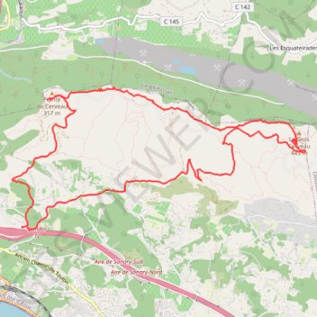 Le Gros Cerveau GPS track, route, trail