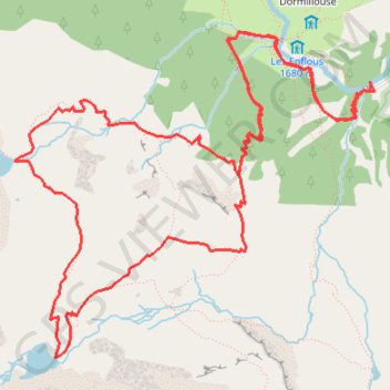 Les lacs Faravel et Palluel GPS track, route, trail
