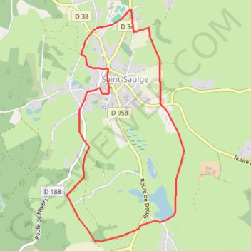 Le Tacot Vert - Saint-Saulge GPS track, route, trail
