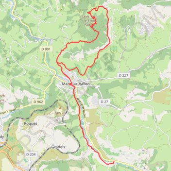 Rando Saint Jean le Froid GPS track, route, trail
