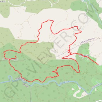 Grimaud GPS track, route, trail