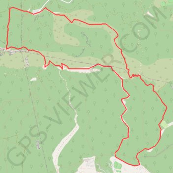 Recaute Foret des cèdres Aire de Bosse GPS track, route, trail