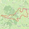 En Brionnais - Semur en Bronnais GPS track, route, trail