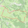 Le chemin des hameaux - Anglars-Nozac GPS track, route, trail