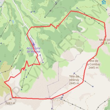 Croche joly GPS track, route, trail