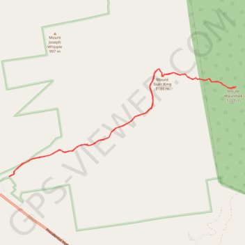 Mount Waumbek and Mount Starr King GPS track, route, trail