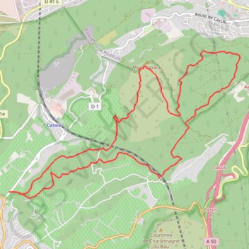 Mont Gibaou GPS track, route, trail