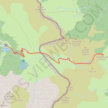 Entecade GPS track, route, trail