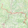 GR670 Chemin Urbain V - De Nasbinals à Florac (Lozère) GPS track, route, trail