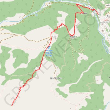 Punta Piattina GPS track, route, trail