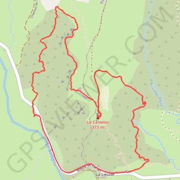 Lieude - Malavieille GPS track, route, trail