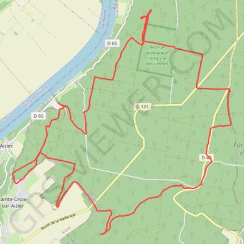 En forêt de Brotonne GPS track, route, trail