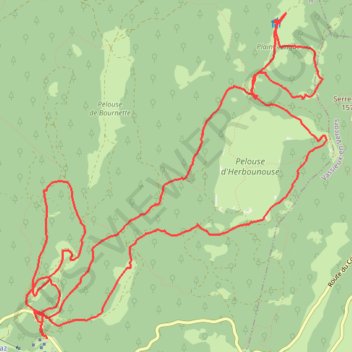 Fond d'urle GPS track, route, trail