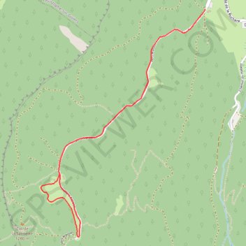Piste Bleue Ruchere GPS track, route, trail