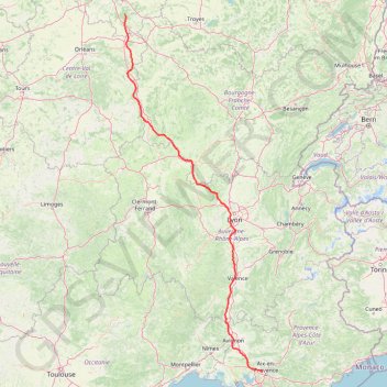 Paris - Éguilles GPS track, route, trail
