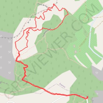 Grès de Sainte-Anne - Bergerie GPS track, route, trail