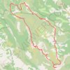 Le Chiran par Blieux GPS track, route, trail