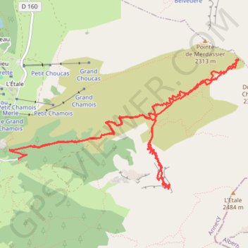 Blonniere et coillu GPS track, route, trail