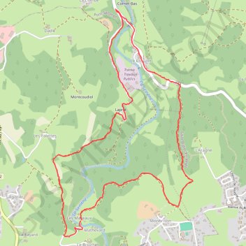 Autour de la Semène - La Séauve-sur-Semène GPS track, route, trail
