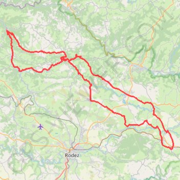Conques GPS track, route, trail