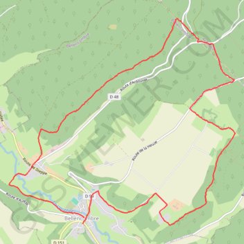 De Bellencombre à la forêt d'Eawy GPS track, route, trail