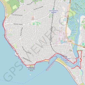 Côte de Lumière, Corniche vendéenne GPS track, route, trail
