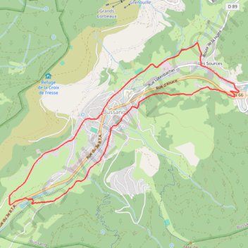 Bussang GPS track, route, trail