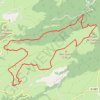 Le Viala-Haut - La forêt des Enguilhens (variante par les Burons) GPS track, route, trail