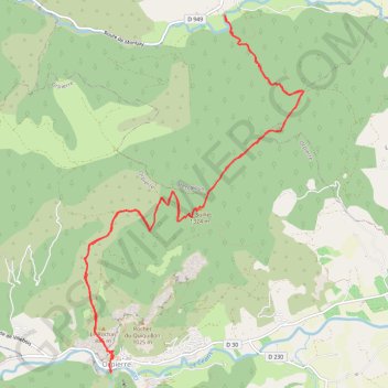 Orpierre - Trescléoux GPS track, route, trail