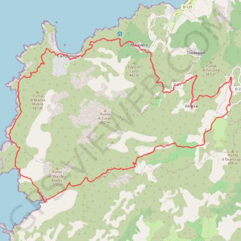 Conca - Campomoro GPS track, route, trail