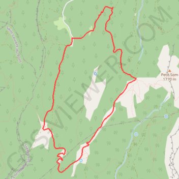 Col d'Arpison et col de la Ruchère en boucle GPS track, route, trail